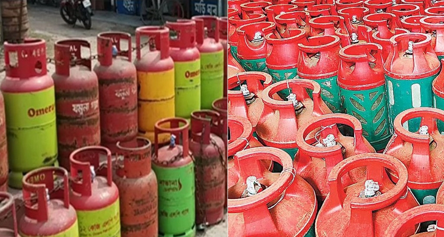 অবিশ্বাস্য হলেও সত্য, সিলিন্ডার গ্যাস মিলছে অর্ধেক দামে